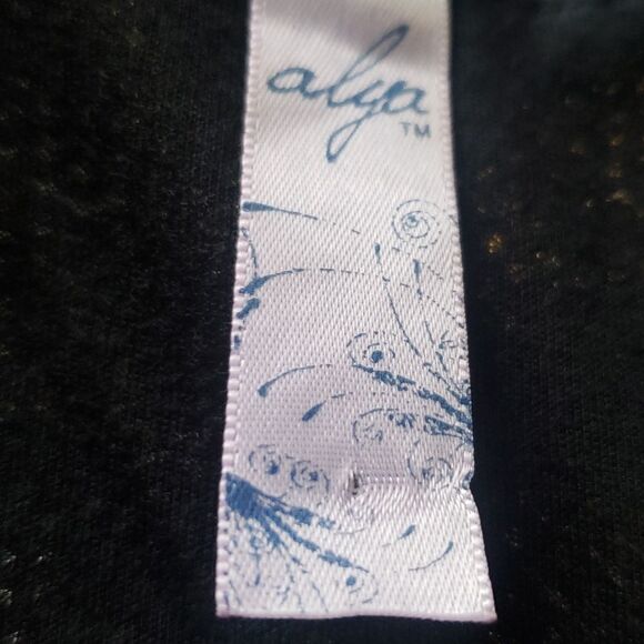 Alya Sequin Halter Party Dress M | Black Gold White Sparkle Swiftie Style - Picture 4 of 8